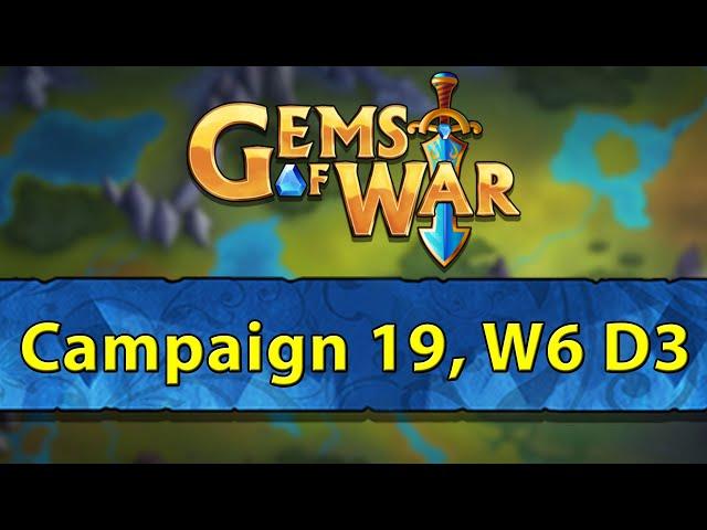 ️ Gems of War, Campaign 19 Week 6 Day 3 | Pre-Season 1 PvP Grind ️