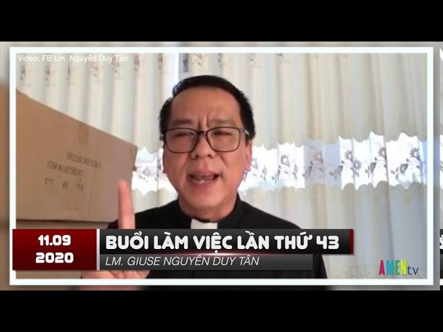 11.09.2020 - Lm. Nguyễn Duy Tân lại bị triệu tập lần thứ 43