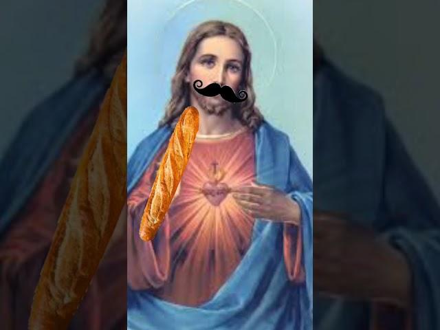 ASMR Roleplay: A mute, French Jesus offers you a baguette as the music swells in the background.