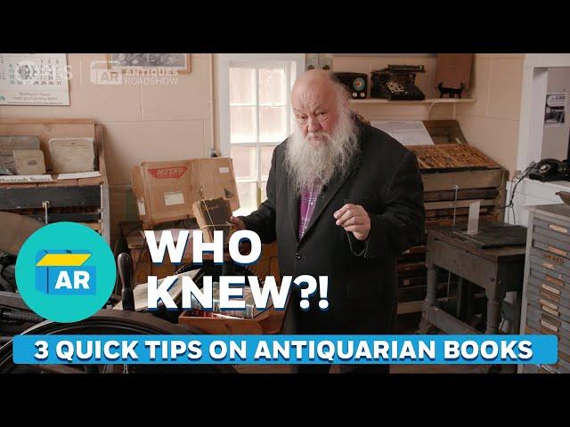 3 Quick Tips for Collecting Antiquarian Books | Who Knew?! | ANTIQUES ROADSHOW | PBS