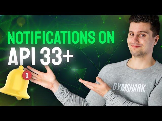 THIS Is How You Use Notifications on Android API 33+ (Notification Permission)