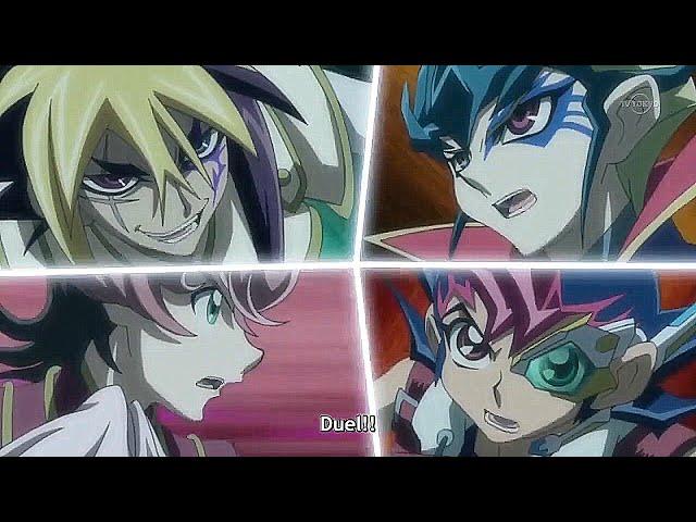 Yugioh Zexal Yuma and Kite VS 3 and 4 Full Fight AMV