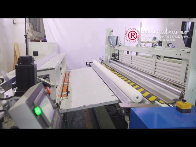 Automatic Toilet Tissue Paper Roll Making Machine Production line#machine #automaticpackagingline #