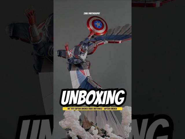 Unboxing: Hot Toys Marvel Studios Captain America Brave New World - Captain America #marvel