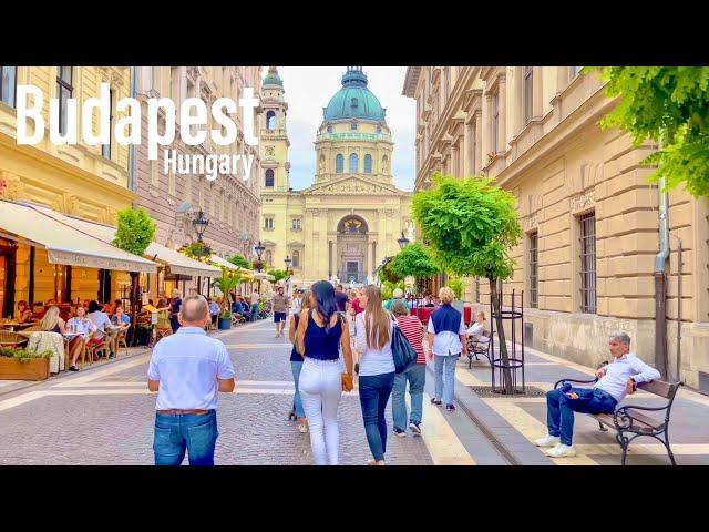 Budapest, Hungary  - Evening Walk - September 2021 - 4K-HDR Walking Tour (▶140min)