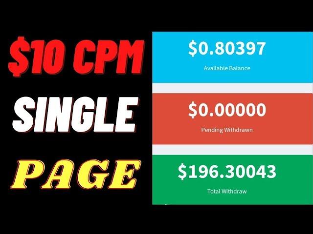 Best Single Page Url Shortener: Daily Payment: 10$ CPM