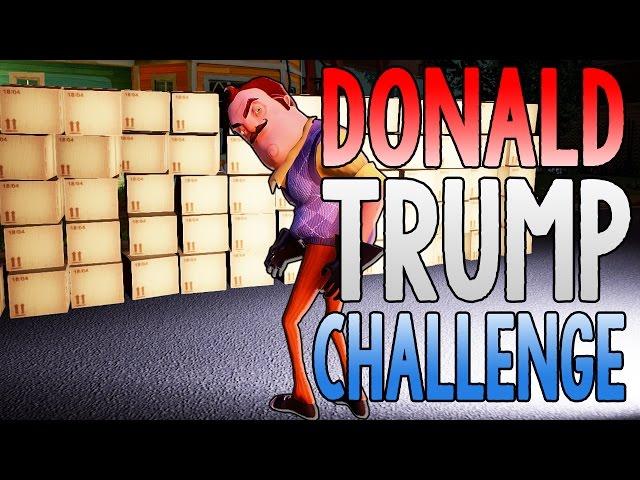 BUILD A WALL CHALLENGE IN HELLO NEIGHBOR | Hello Neighbor Alpha 3 -  Hello Neighbor Challenges