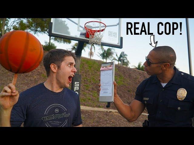 I CHALLENGED A POLICE OFFICER to Basketball Trick Shot H.O.R.S.E.!