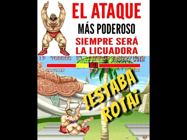 ¡LA PRIMERA LICUADORA DE ZANGIEF ESTABA MÁS ROTA!