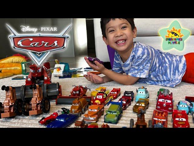 Looking for Disney Pixar Cars | Lightning Mcqueen | Playing Toys with Christopher