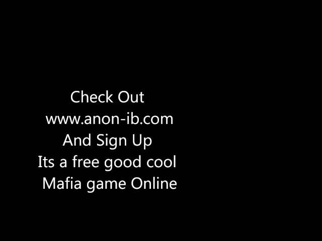 www.anon-ib.com mafia game anon ib mafia