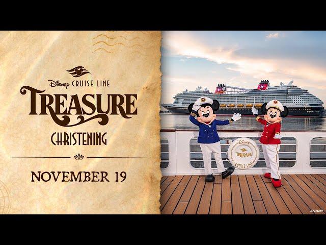  LIVE: The Disney Treasure Christening | Disney Cruise Line