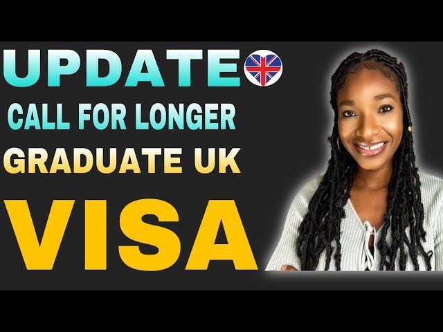CALL FOR A LONGER GRADUATE VISA ROUTE IN THE UK |faithojone