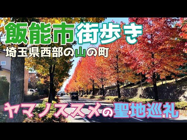 埼玉県飯能市を街歩き　埼玉県西部の山と自然の町　ヤマノススメの聖地巡礼もします