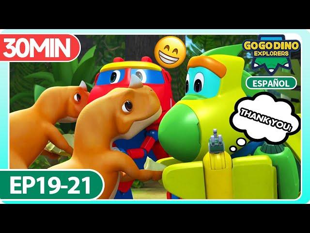 [GOGODINO EXPLORERS II ] EP19-21 | Compilación | Dibujos Animados | Dinosaurios