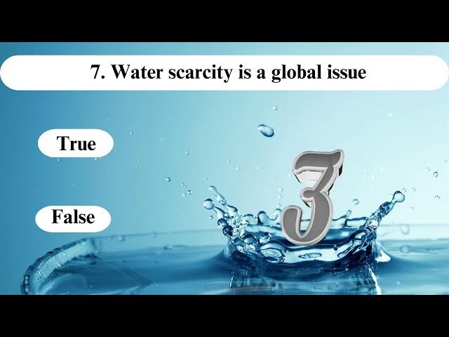 Quench Your Thirst for Knowledge: A Water Quiz