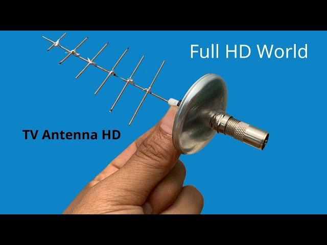 How to make the world's strongest antenna! Watch all channels in full HD