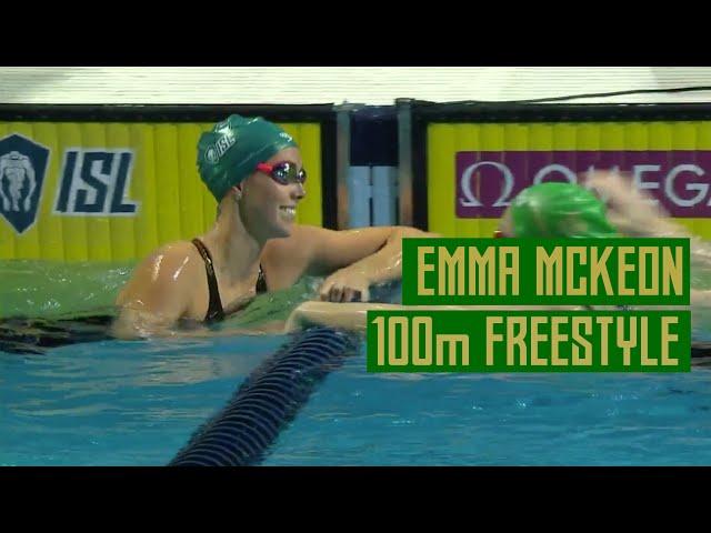 Mckeon v Sjostrom in Women's 100m Freestyle | ISL | FULL RACE | Las Vegas