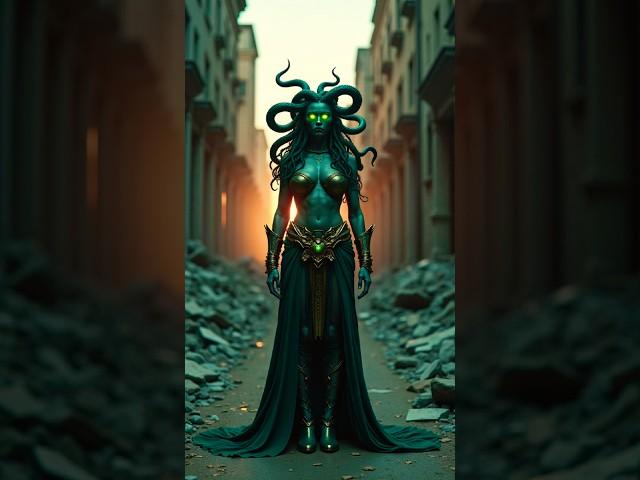 Medusa x Rider fusion awakens! her gaze turns stone, her belt brings power #kamenrider #medusa