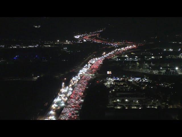 Los Angeles 5:30p traffic before Thanksgiving