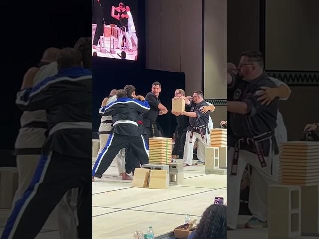 World Championship 3 Directional Board Breaking Black Belt Martial Arts Challenge | US Open