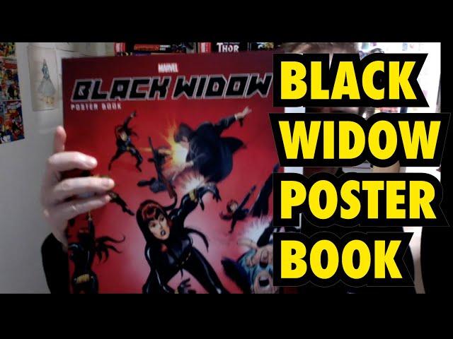 Black Widow Poster Book from Marvel (20 Posters) Review