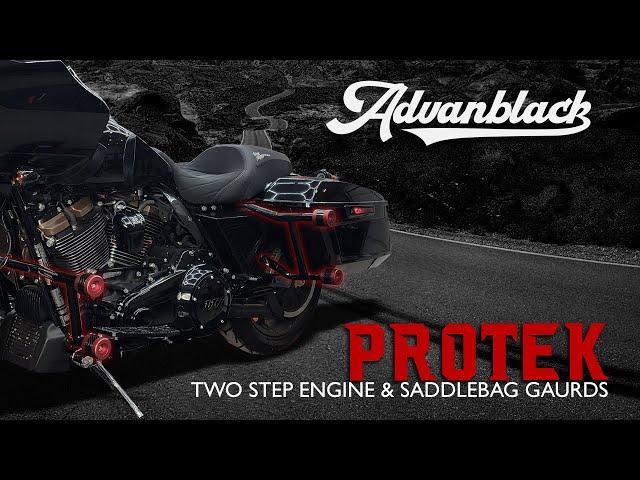 Advanblack PROTECK 2 step Engine & Saddlebag Guards