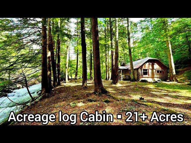 Washington Waterfront Homes For Sale | $295k | Acreage Cabins For Sale | 21 Acres | WA Land For Sale