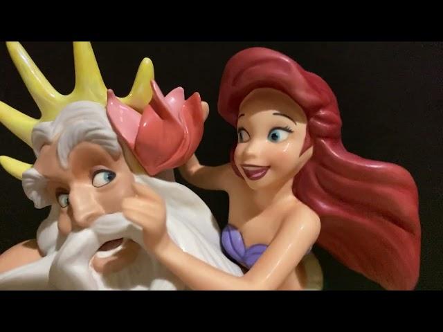 WDCC Walt Disney Classics Collection Little Mermaid Porcelain Fine Art Statue “Morning Daddy!”