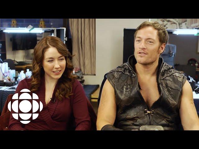 Talking Riftworld Chronicles with Erin Karpluk and Tahmoh Penikett | CBC Connects