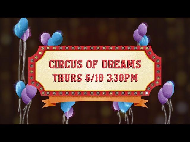 Luke DiCola - "Circus Of Dreams" Music Video Trailer