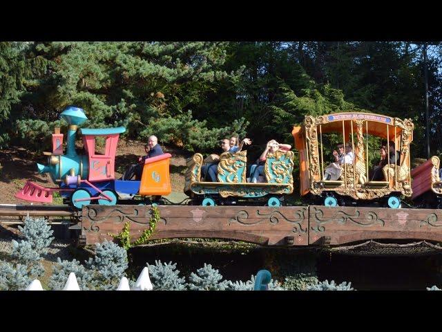 Casey Jr.  Circus Train at Disneyland Paris Full Ride Experience HD (Le Petit Train Du Cirque)