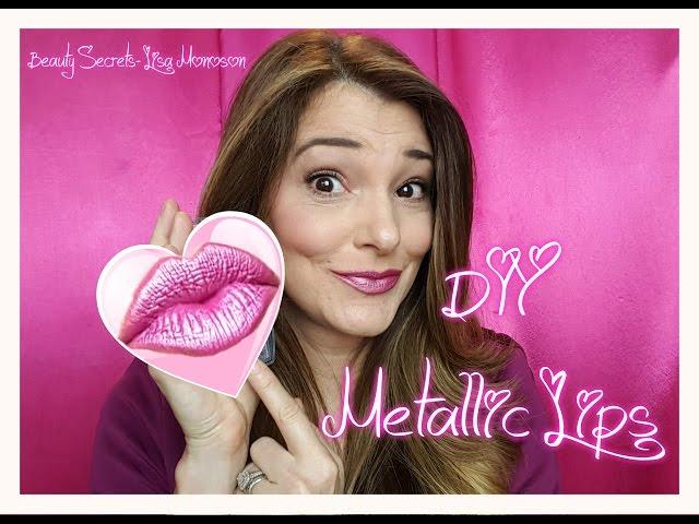 How to get Metallic Lips- BEAUTY SECRETS- Lisa Monoson