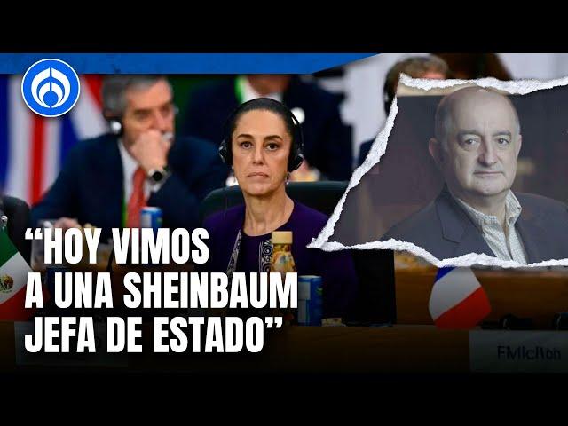 Sheinbaum fue al G20 para ser escuchada por nosotros los mexicanos: Roy Campos