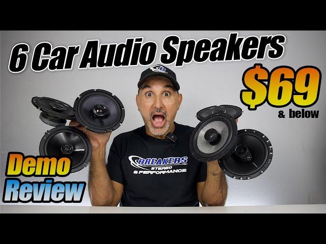 We Tested these 6 Car Audio 6.5" Co-Ax Speakers and Found the Best Choice