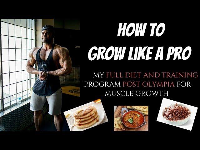 GROW LIKE A PRO | REBOUND PROGRAM | FULL DIET AND TRAINING | BHUWAN CHAUHAN