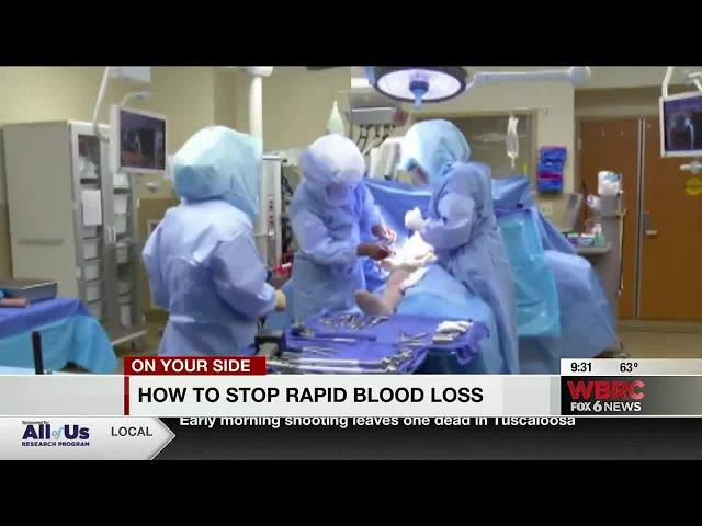 How to stop rapid blood loss