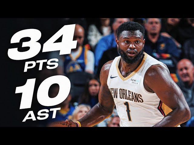 Zion Williamson's DOUBLE-DOUBLE Performance! 16 PTS In The 4th! | November 1, 2024