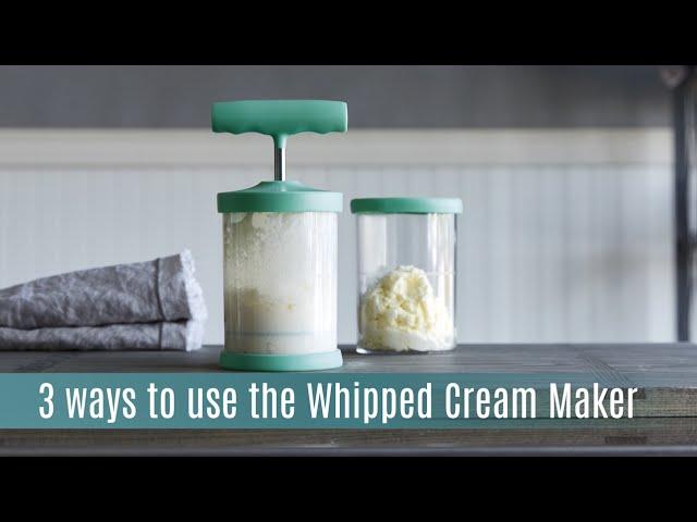 3 Ways To Use The Whipped Cream Maker | Pampered Chef