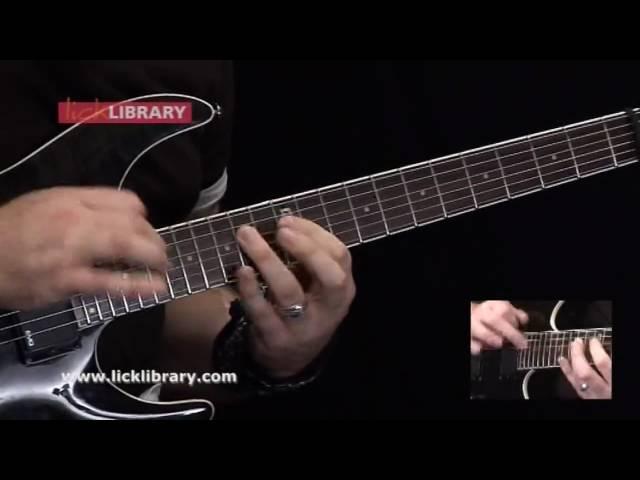 Alexi Laiho Style Guitar Solo Performance by Andy James | Licklibrary