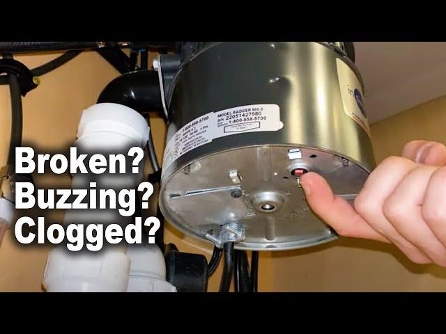 How to Fix a Stuck, Humming or Broken Garbage Disposal