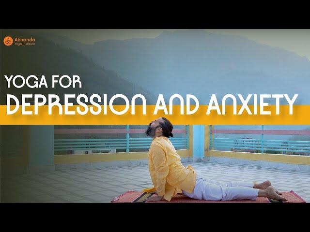 Yoga to Manage Depression & Anxiety | Yoga for Beginners by Yogrishi Vishvketu