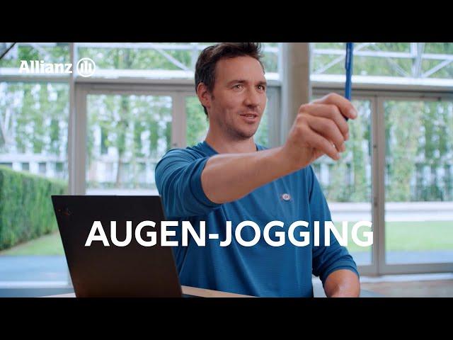 Allianz gegen Schmerz – Übungen mit Felix Neureuther: Augenjogging