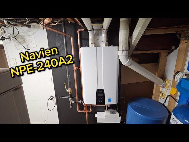 Navien NPE-240A2 Installation #plumbing #tankless #northjersey