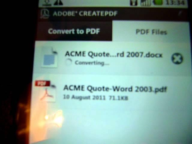 Adobe Create Pdf Android App * With Download Link*