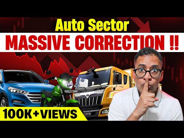 Huge Correction in Auto Sector - Short Term Pain? Rahul Jain Analysis #marketcrash