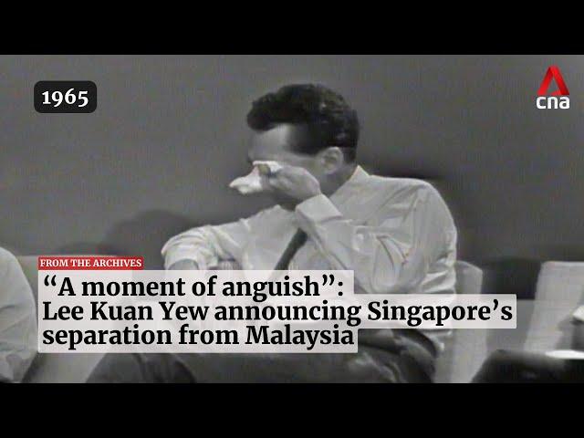 Lee Kuan Yew on Singapore's separation from Malaysia in 1965 | From the archives