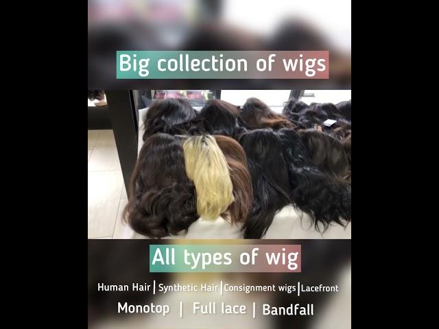 Huge collection of wigs in store | Get any wig any style any colour |