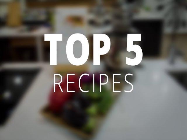 Discovery Vitality HealthyFood Studio top 5 recipes. #VitalityatHome