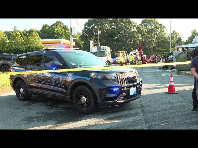 Video Now: Car crashes into Warwick restaurant